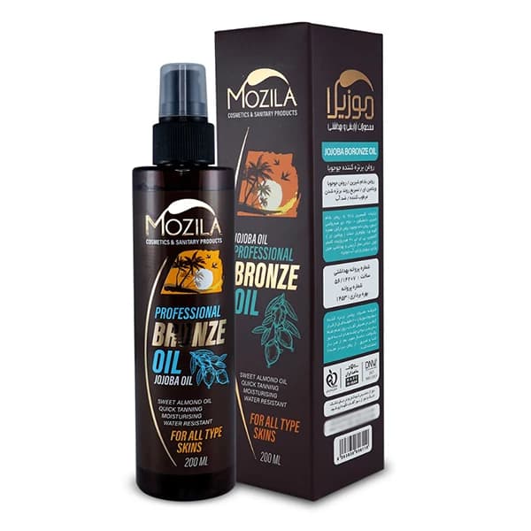 روغن برنزه کننده جوجوبا موزیلا Mozila