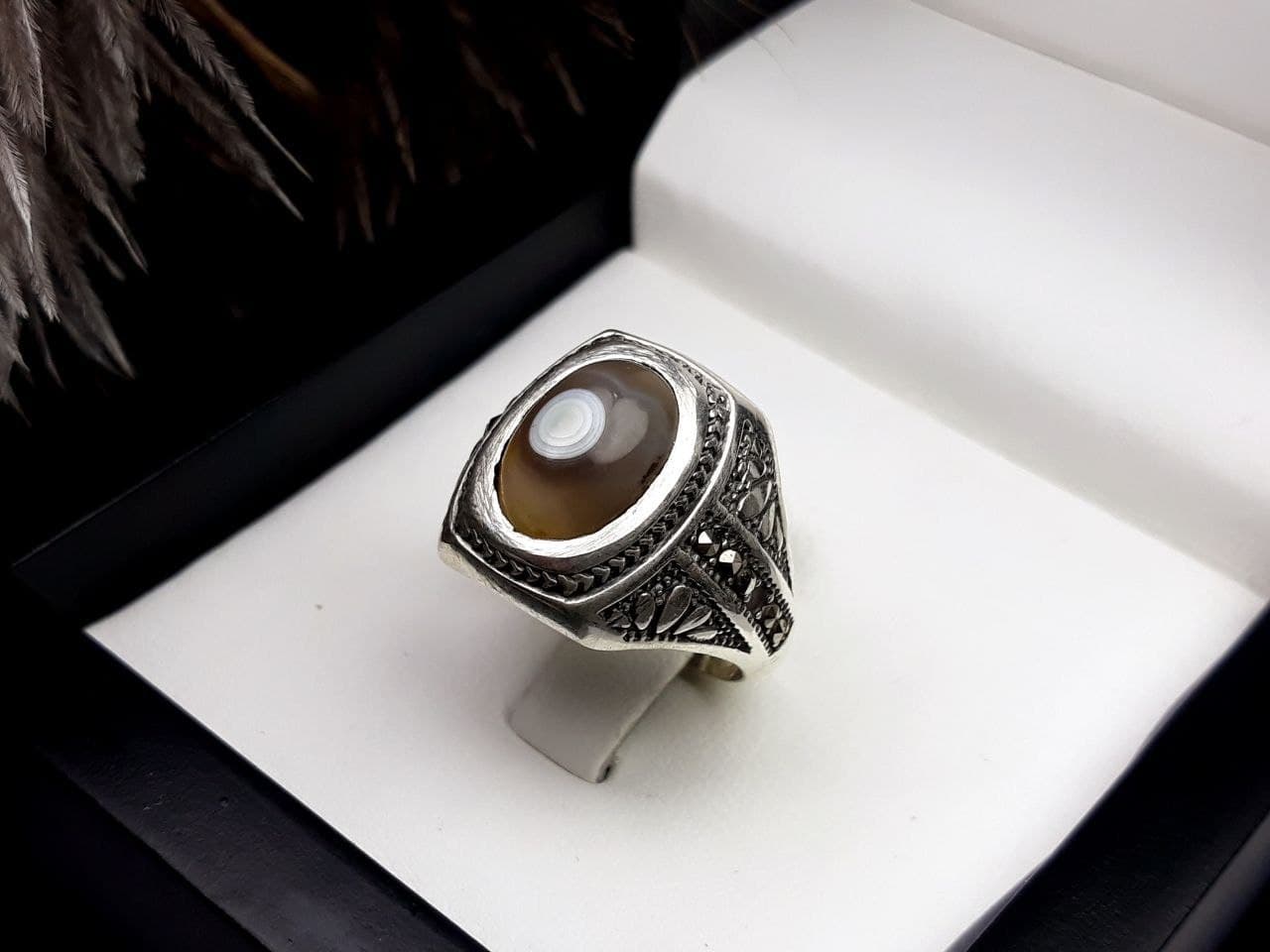 انگشتر مردانه باباقوری کد 2172
