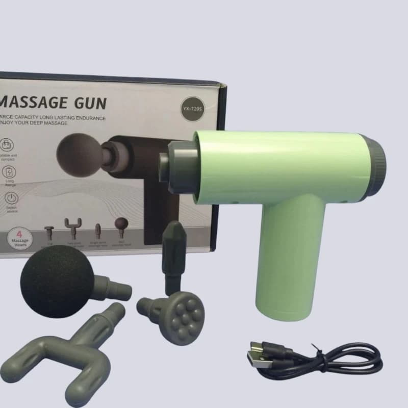 ماساژور تفنگی ۴ سر شارژی Massage Gun مدل 720s