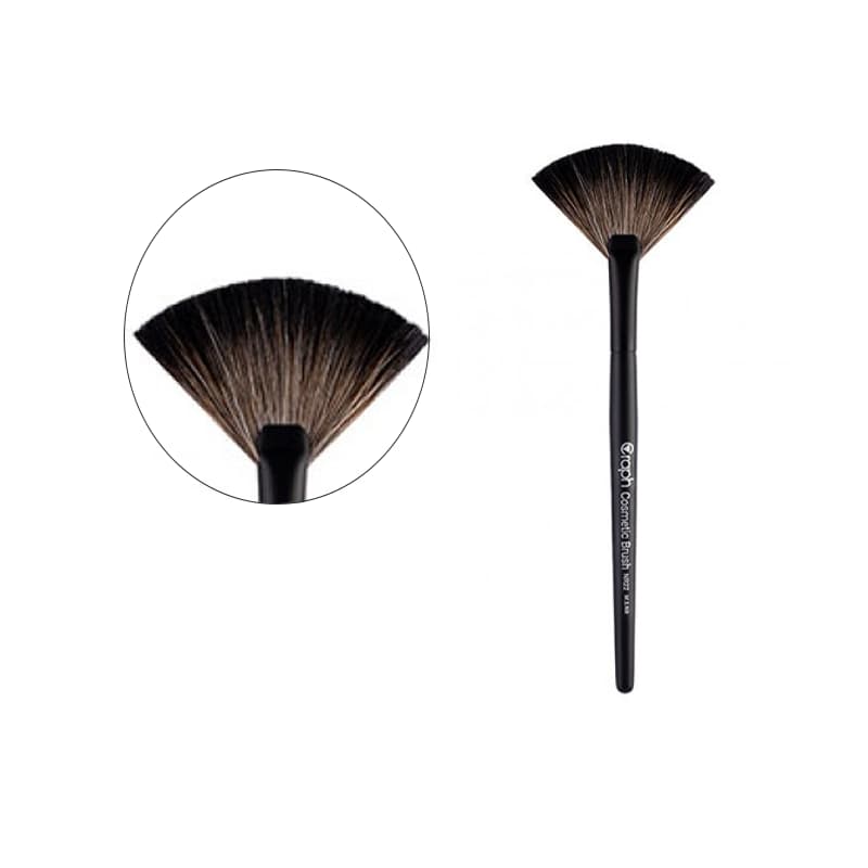 قلم موی بادبزنی گراف مدل NR22ــ براش حرفه‌ای هایلایتر، پودر و پاکسازی سایه