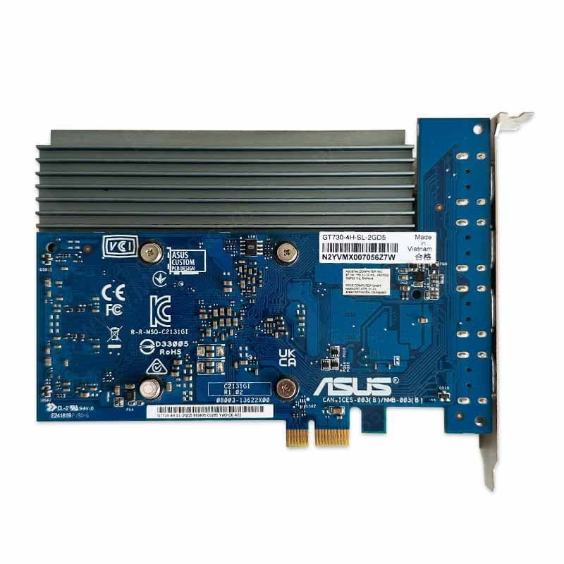 کارت گرافیک ASUS GT730 4H SL 2G GDDR5 استوک در حد نو — تصویر ۴