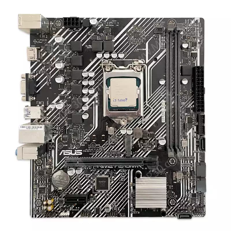 باندل مادربرد ASUS Prime H510M-K + i3 10100F استوک در حد نو