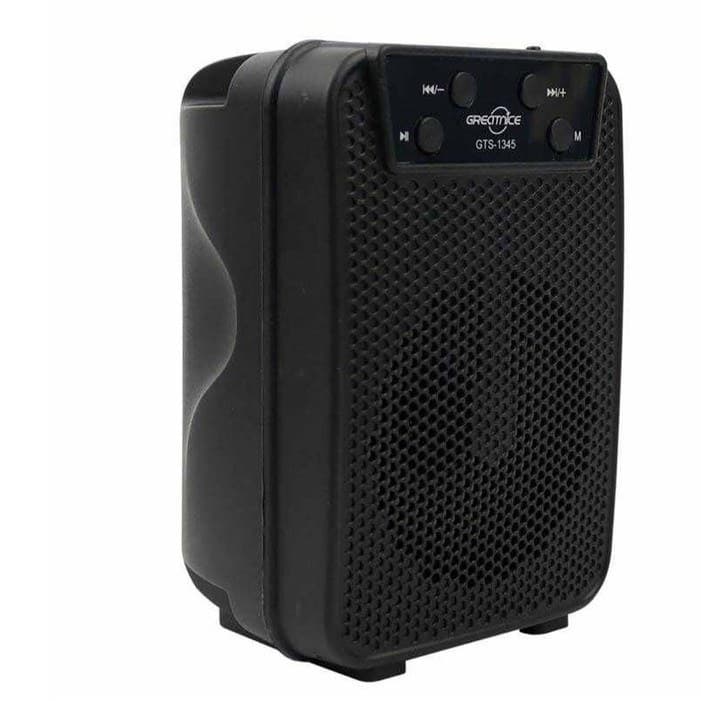 اسپیکر بلوتوثی قابل حمل گریت نایس مدل GTS-1345 – مشکی — تصویر ۵