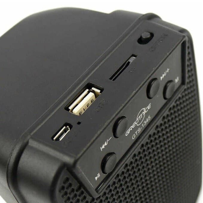 اسپیکر بلوتوثی قابل حمل گریت نایس مدل GTS-1345 – مشکی — تصویر ۴