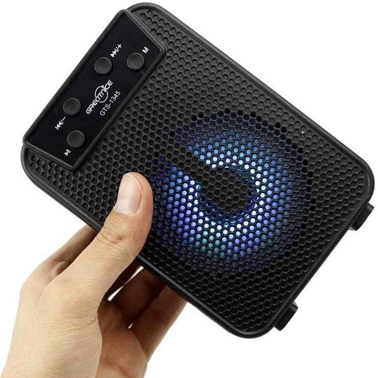 اسپیکر بلوتوثی قابل حمل گریت نایس مدل GTS-1345 – مشکی — تصویر ۱۱