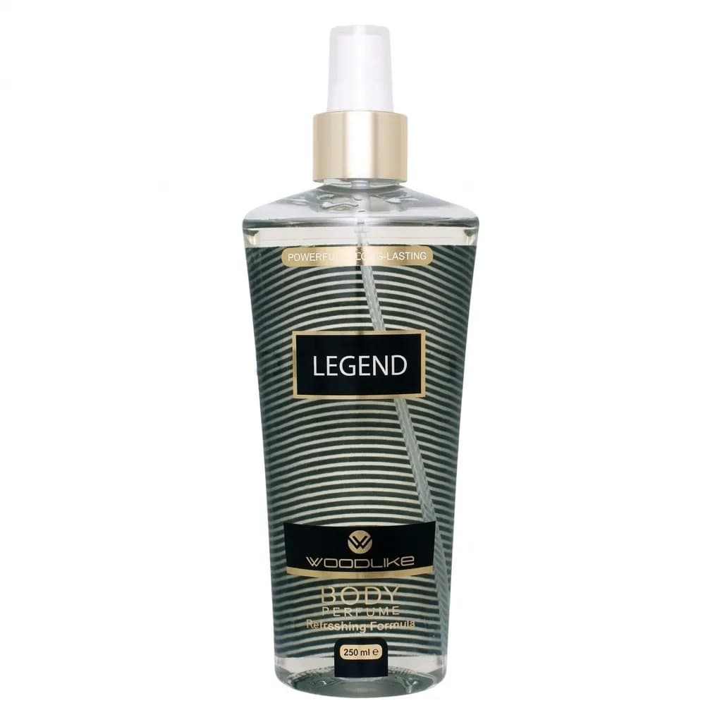 بادی اسپلش مردانه وودلایک مدل LEGEND حجم 250 میلی‌لیتر — تصویر ۲