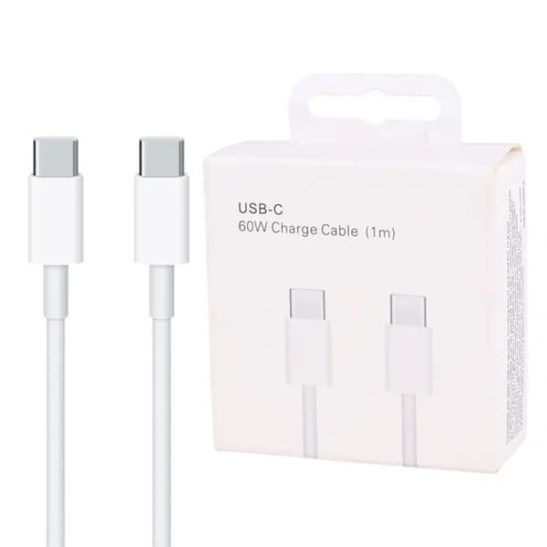 کابل تبدیل Apple A2795 MQKJ3ZM/A Type-C to Type-C 60W 1m
