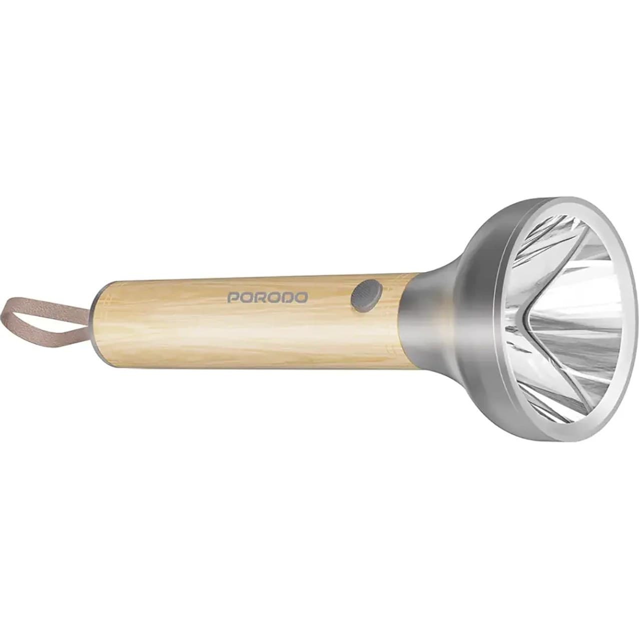 چراغ قوه ال‌ای‌دی پرودو مدل POROD BIRCH300 Wooden LED Flashlight — PDA90502WD
