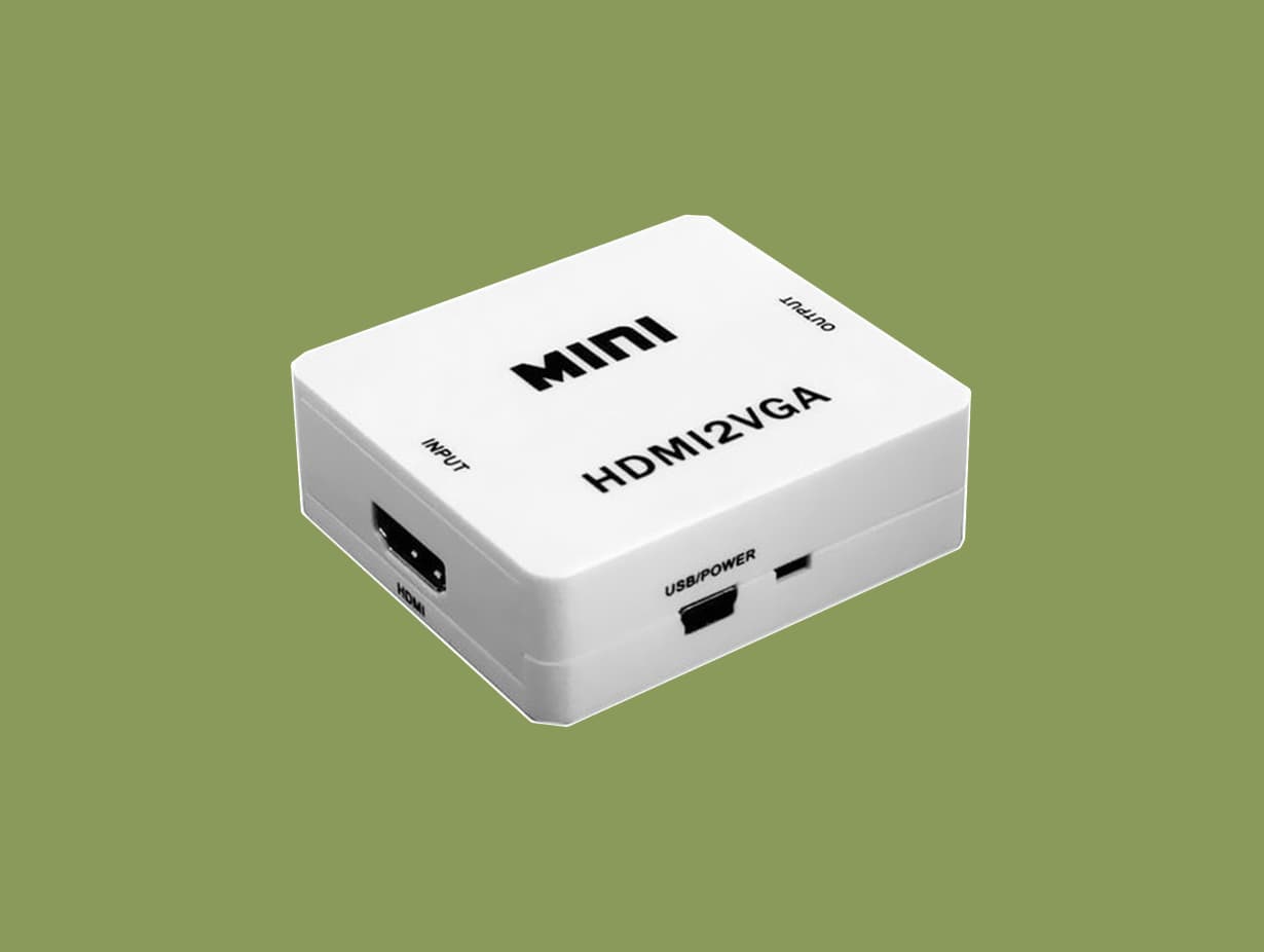 تبدیل مینی مدل VGA به HDMI برند enet