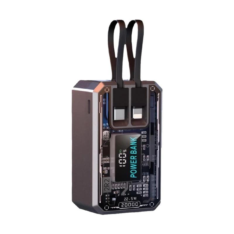 پاوربانک کلومن مدل K-P5 DISPLAY DIGITAL ظرفیت 20000 میلی آمپر ساعت