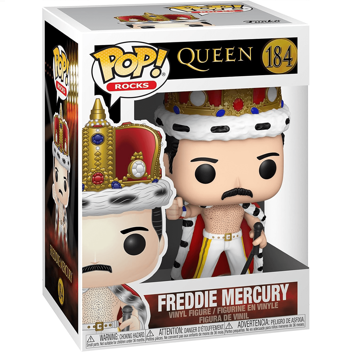 فانکو پاپ فردی مرکوری کویین | Freddie Mercury شماره 184 ( جعبه آسیب دیده) — تصویر ۳