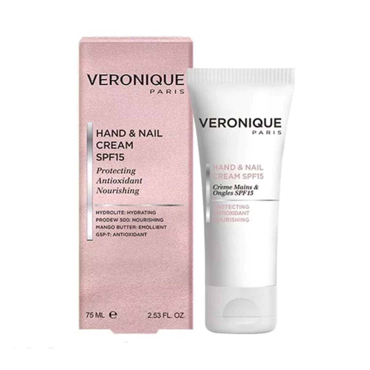 کرم دست و ناخن SPF15 ورونیک 75 میلی لیتر ـ Veronique SPF15 Hand And Nail Cream ـ ورونیک