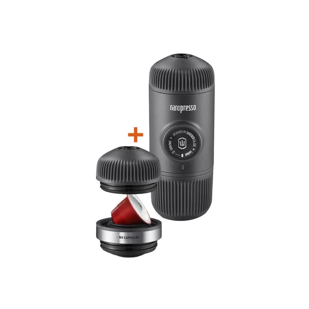 قهوه‌ساز واکاکو Nanopresso به همراه مبدل نسپرسو