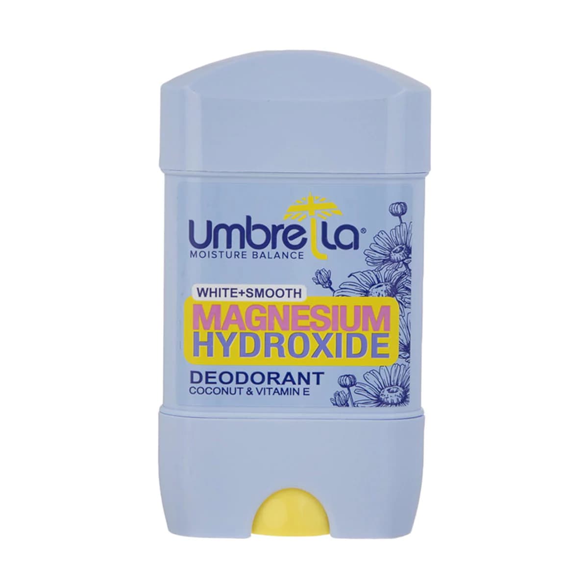 مام استیک ضد تعریق و خوشبو کننده بدن مدل White+Smoothزنانه آمبرلا_ Umberlla White+Smooth Magnesium Gel Deodorant | 75 m _ آمبرلا