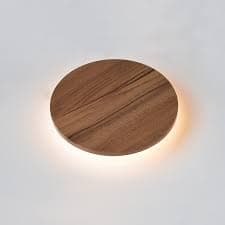 چراغ دیواری مدل SUN خورشید چوب گردو SMD کد1102