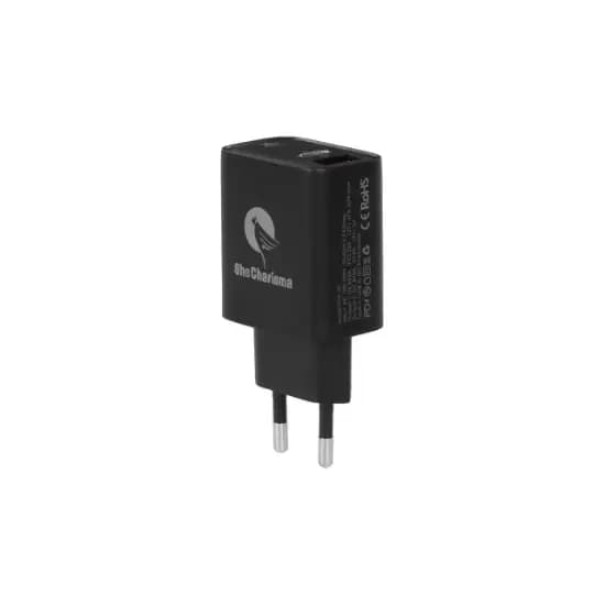 شارژر دیواری 20 وات فست شارژر PD دو پورت شی کاریزما مدل CH-101 — تصویر ۳