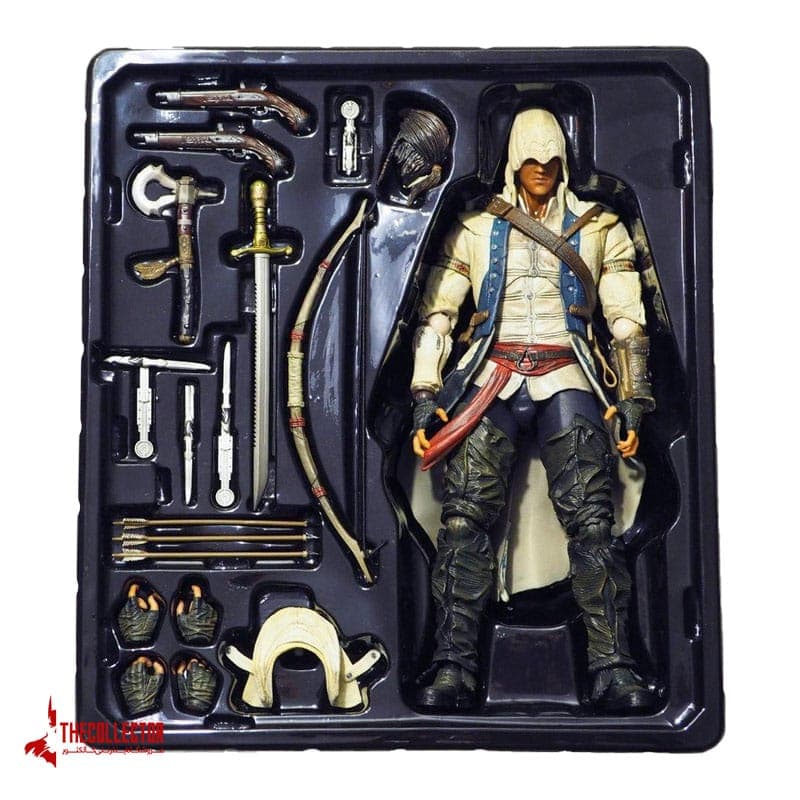 اکشن فیگور کانر | Connor برند پلی آرتز | Play Arts از بازی اساسین کرید — تصویر ۸