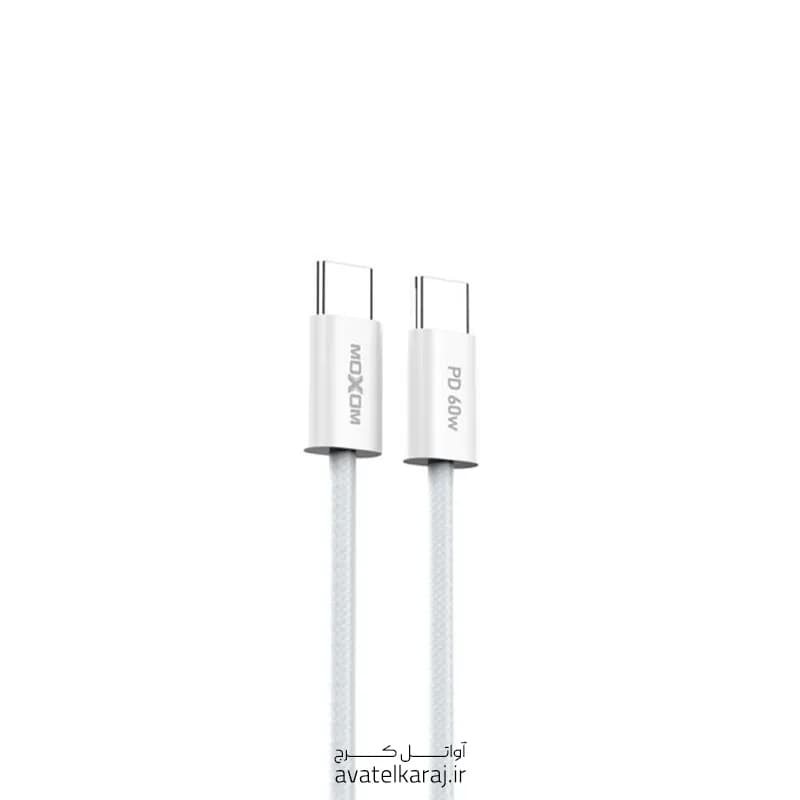 کابل تایپ سی به تایپ سی MOXOM MX‑CB238 PD — تصویر ۲