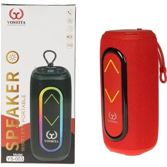 اسپیکر بلوتوثی یوشیتا مدل YS003 با RGB — تصویر ۶