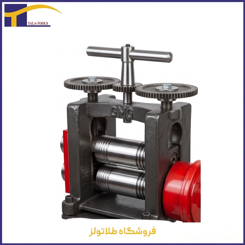 دستگاه چرخ نورد گیربکسی طلاسازی براتی – توپی ۶۰ — تصویر ۳