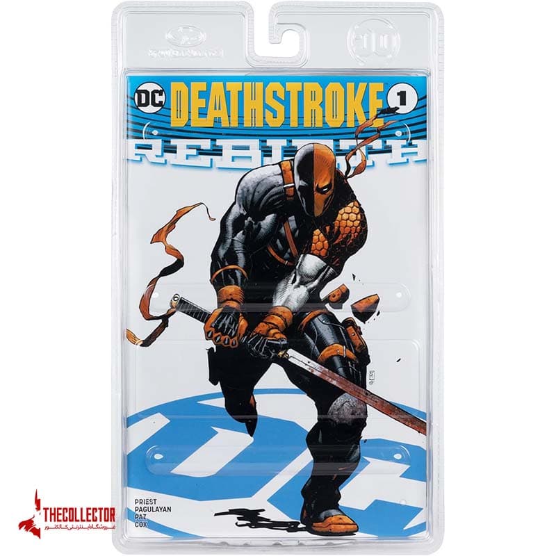 اکشن فیگور دث استروک | Deathstroke | McFarlane DC Direct | همراه با کمیک — تصویر ۵