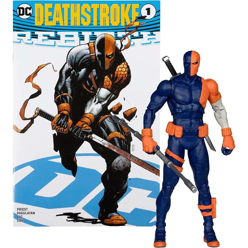 اکشن فیگور دث استروک | Deathstroke | McFarlane DC Direct | همراه با کمیک — تصویر ۲