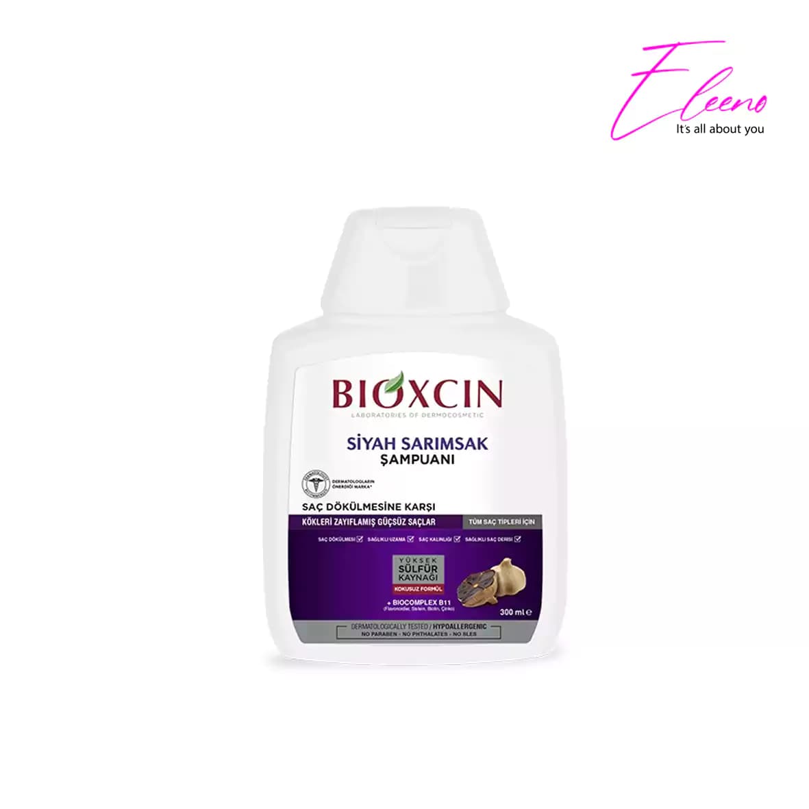 شامپو ضد ریزش مو بایوکسین حاوی سیر سیاه Bioxcin