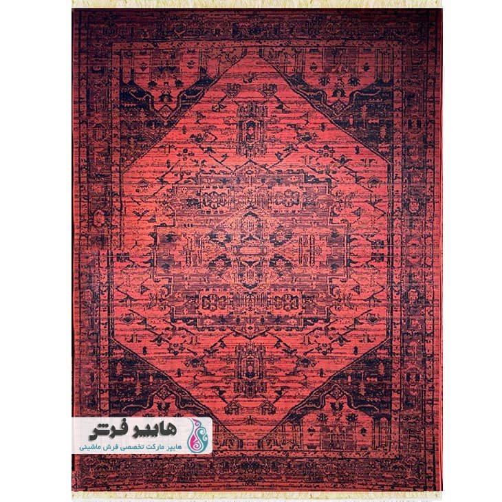 فرش ساتراپی طرح بلوچ کد 6280 لاکی