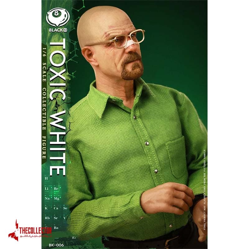 اکشن فیگور والتر وایت | Walter White | سریال Breaking Bad | برند Black 8 Toys — تصویر ۵
