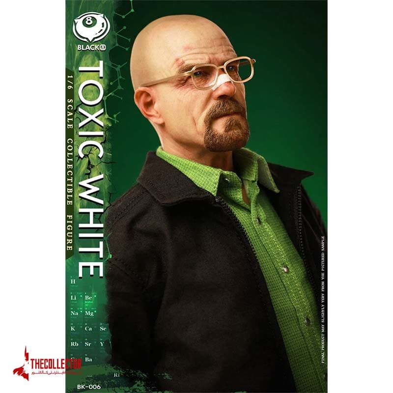 اکشن فیگور والتر وایت | Walter White | سریال Breaking Bad | برند Black 8 Toys — تصویر ۳
