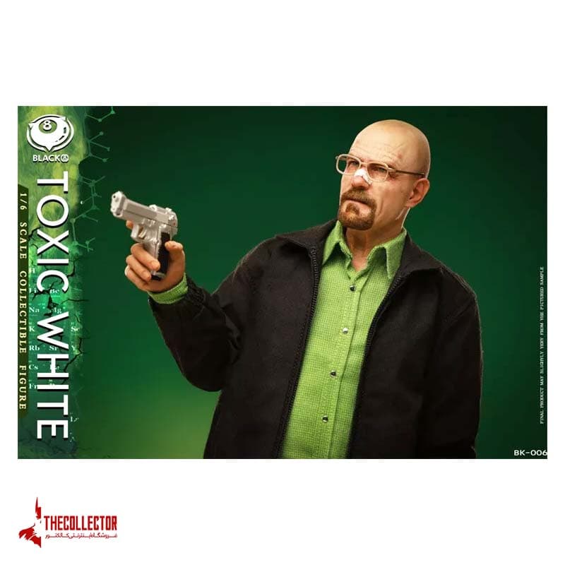 اکشن فیگور والتر وایت | Walter White | سریال Breaking Bad | برند Black 8 Toys — تصویر ۷