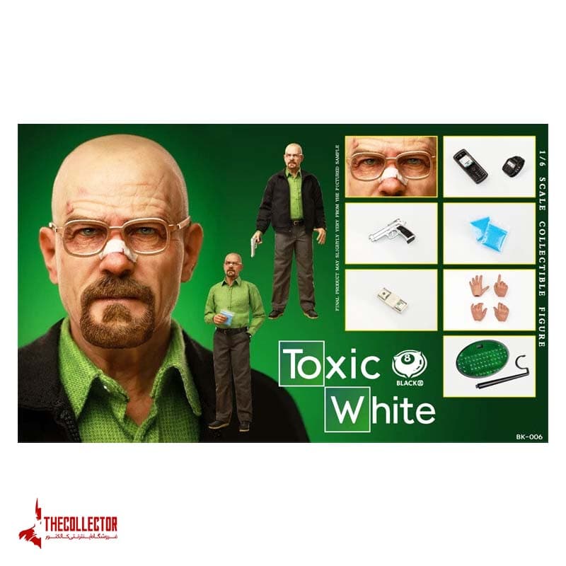 اکشن فیگور والتر وایت | Walter White | سریال Breaking Bad | برند Black 8 Toys — تصویر ۴