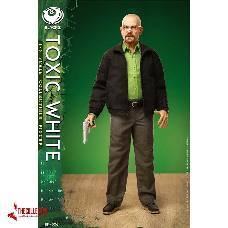 اکشن فیگور والتر وایت | Walter White | سریال Breaking Bad | برند Black 8 Toys — تصویر ۹