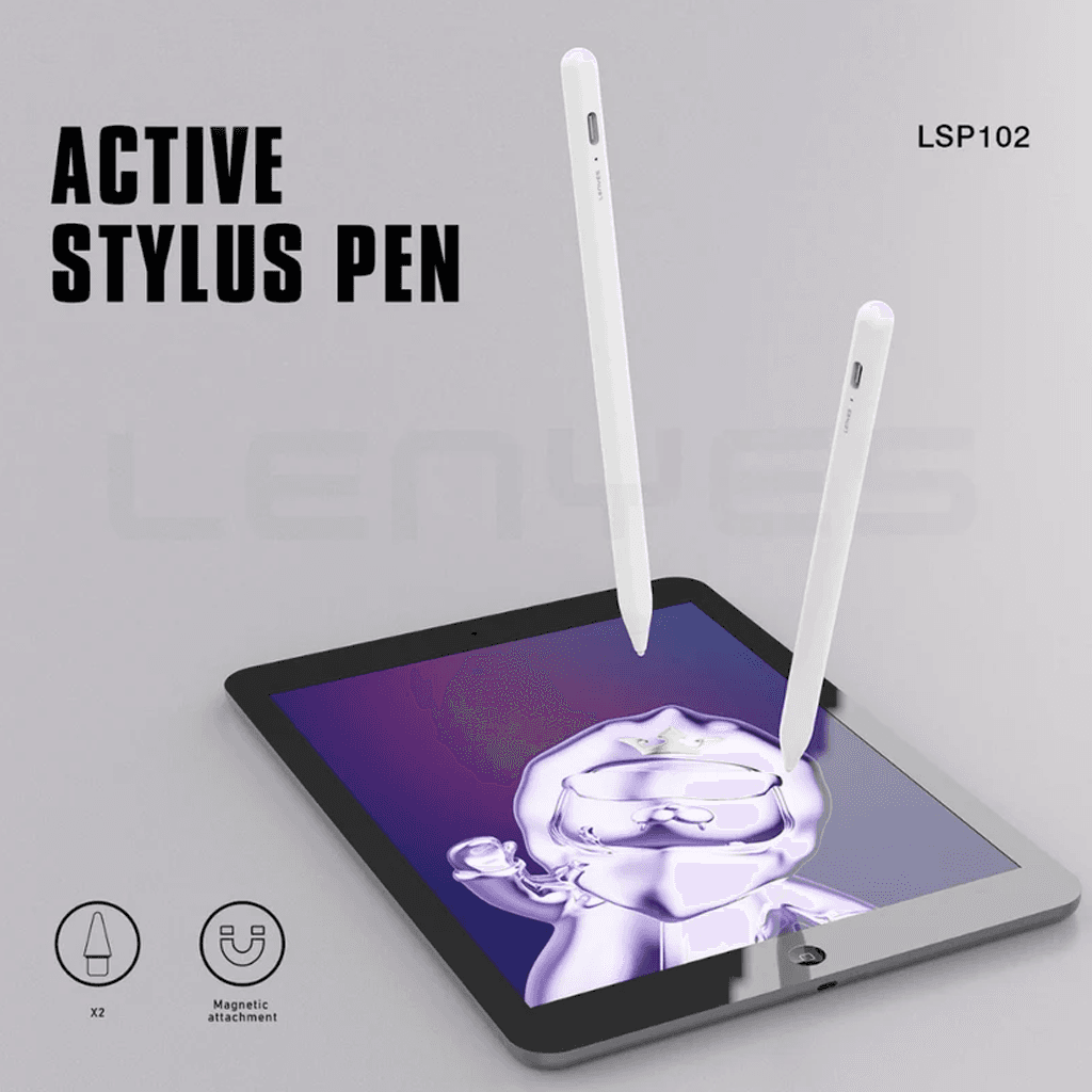 قلم لمسی مدل Lenyes LSP102 Active Stylus Pen 2 in 1 — تصویر ۳