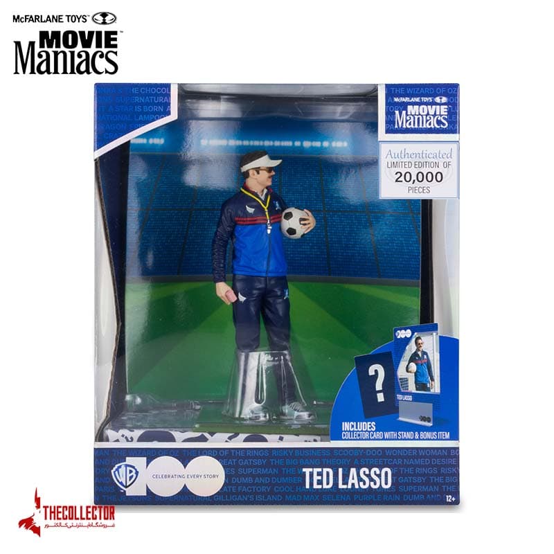 فیگور تد لاسو | Ted Lasso | سری Movie Maniacs | برند McFarlane Toys — تصویر ۳