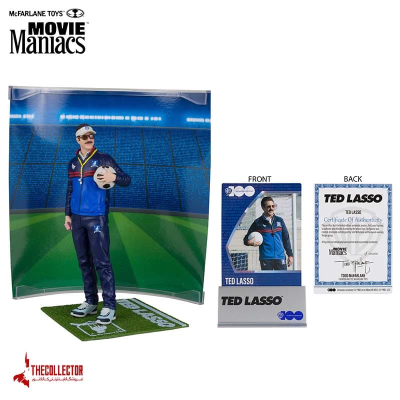 فیگور تد لاسو | Ted Lasso | سری Movie Maniacs | برند McFarlane Toys — تصویر ۵