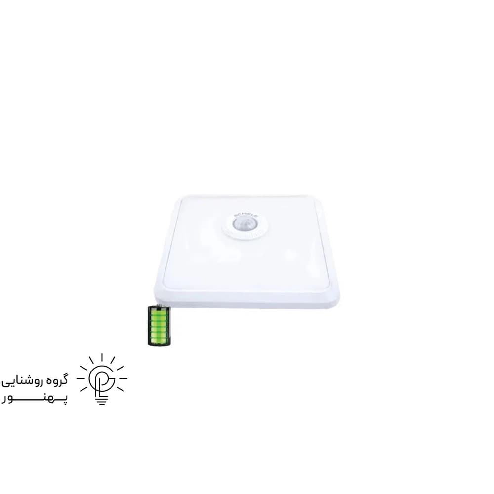 چراغ سقفى سنسوردار اس ام دی مربع با مدار اضطراري شيله مدل SC986E کد4404 — تصویر ۳