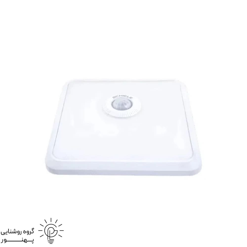 چراغ سقفى سنسوردار اس ام دی مربع با مدار اضطراري شيله مدل SC986E کد4404 — تصویر ۲