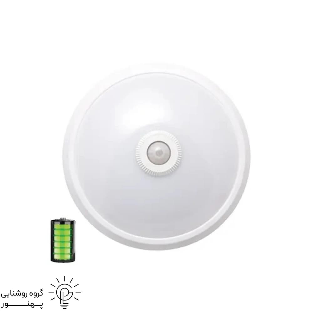 چراغ سقفى سنسوردار اس ام دی گرد با مدار اضطراري شيله مدل SC976E کد 4402