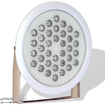 چراغ پايه دار ابنما الومینیوم قطر روی چراغ 25CM ضداب تک (رنگ 18_36W مولتی کالر36W فول کالر 54W) EMAX کد1375