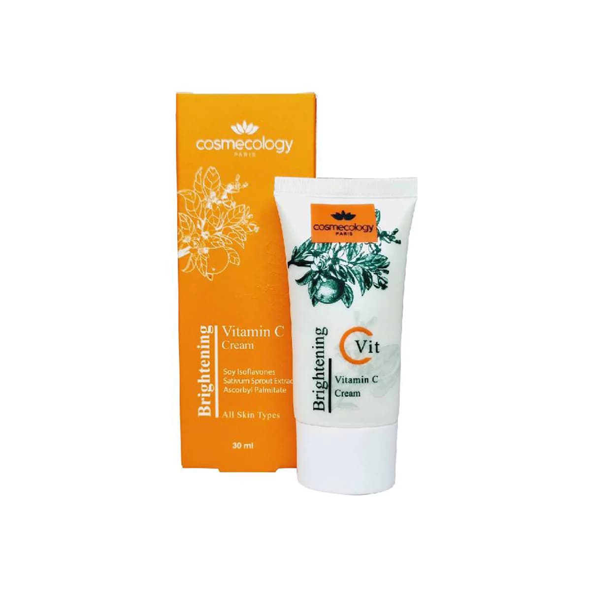 کرم روشن کننده پوست حاوی ویتامین سی _ Brightening Vitamin C Cream_کاسمکولوژی — تصویر ۲