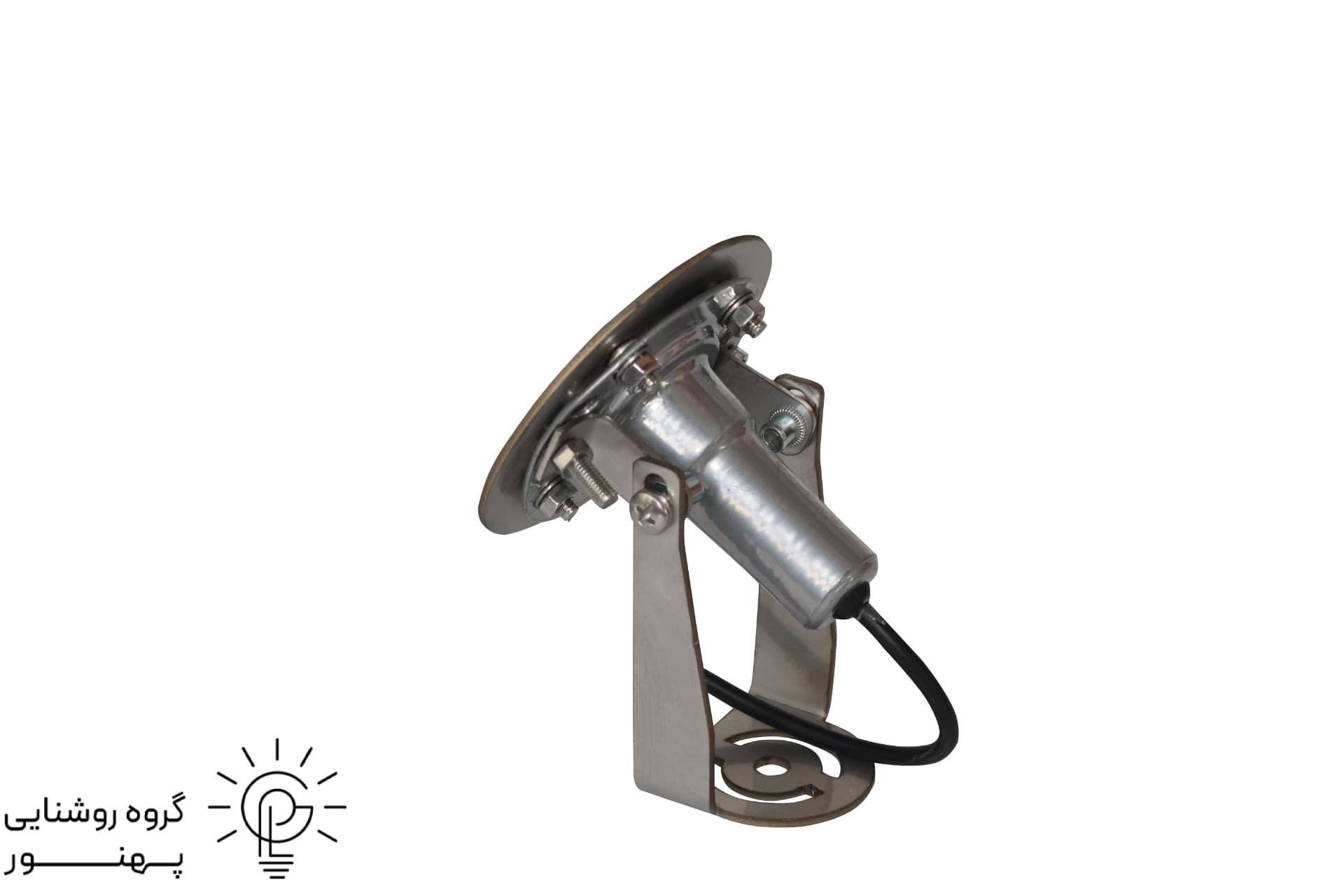 چراغ پايه دار ابنما استیل ضخیم ٣لامپ LED ضد اب (3W) فول کالر Ledman کد1356 — تصویر ۳