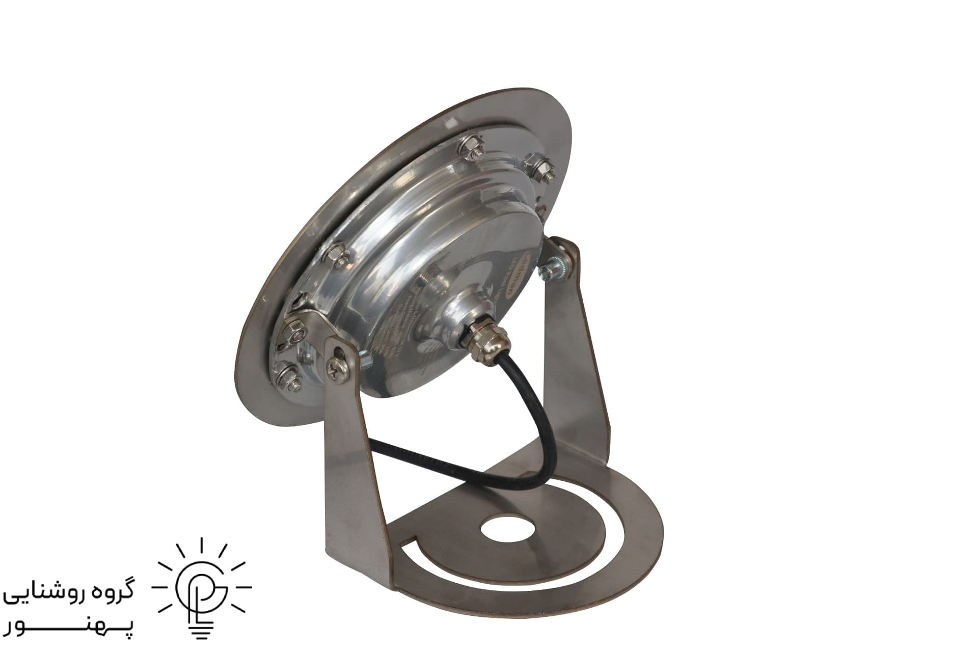 چراغ پايه دار ابنما الومینیوم 12 لامپ LED ضد اب (36W) فول کالر Ledman کد1354 — تصویر ۳
