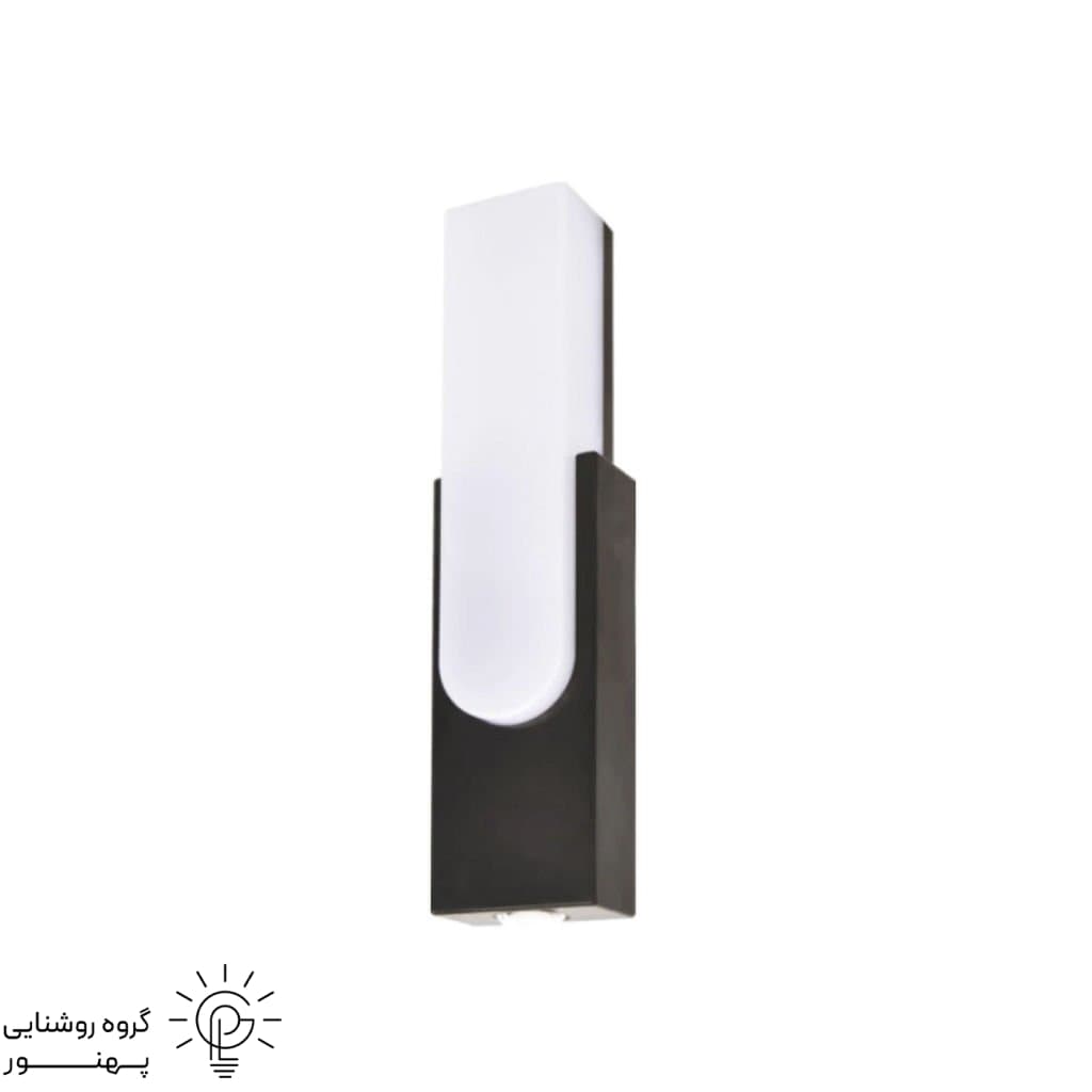 چراغ دکوراتیو دیواری هاوایی یک طرفه نور COB افتابی وسط SMD سفید توان 10W جنس بدنه ABS کد 5178