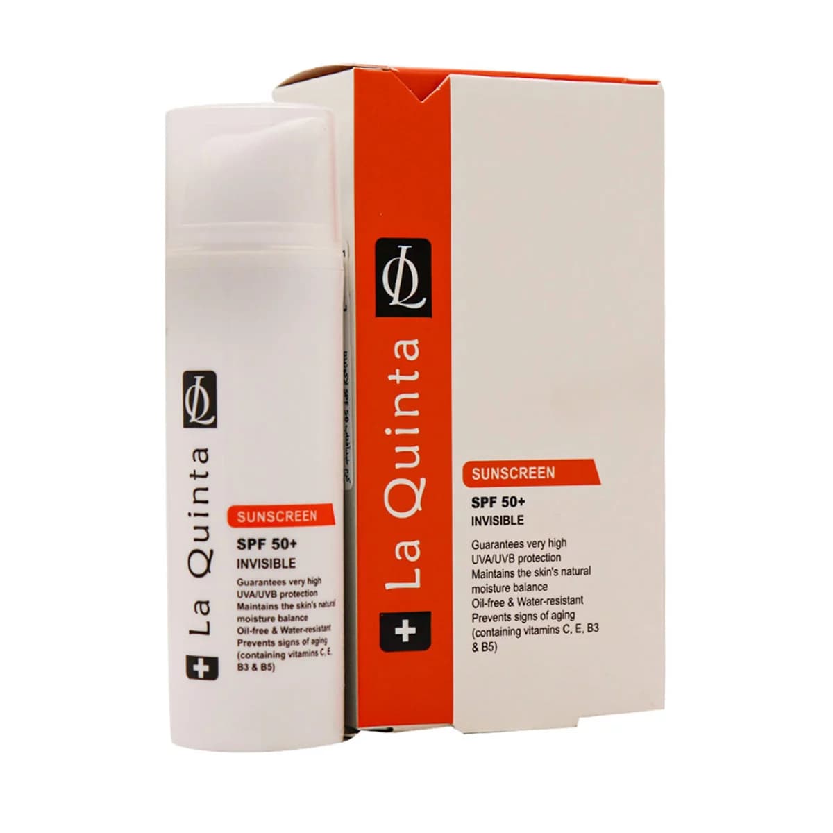 کرم ضد آفتاب فاقد چربی SPF50 لاکویینتا حاوی ویتامین C حجم 50 میلی لیتر ـ La Quinta Sunscreen SPF50 Oil Free Vitamin C Model ـ لاکوئینتا