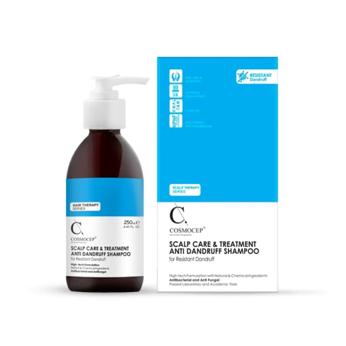 لوسیون تقویت کننده و ضد شوره کازموسپ_ Cosmocep Anti Dandruff And Seborrheic Dermatitis Lotion_ کازموسپ
