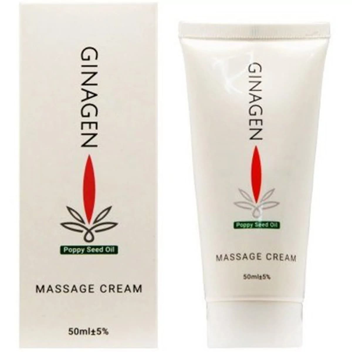 کرم ماساژ حاوی روغن دانه خشخاش ـ Poppy Seed Oil Massage Cream ـ ژیناژن — تصویر ۲
