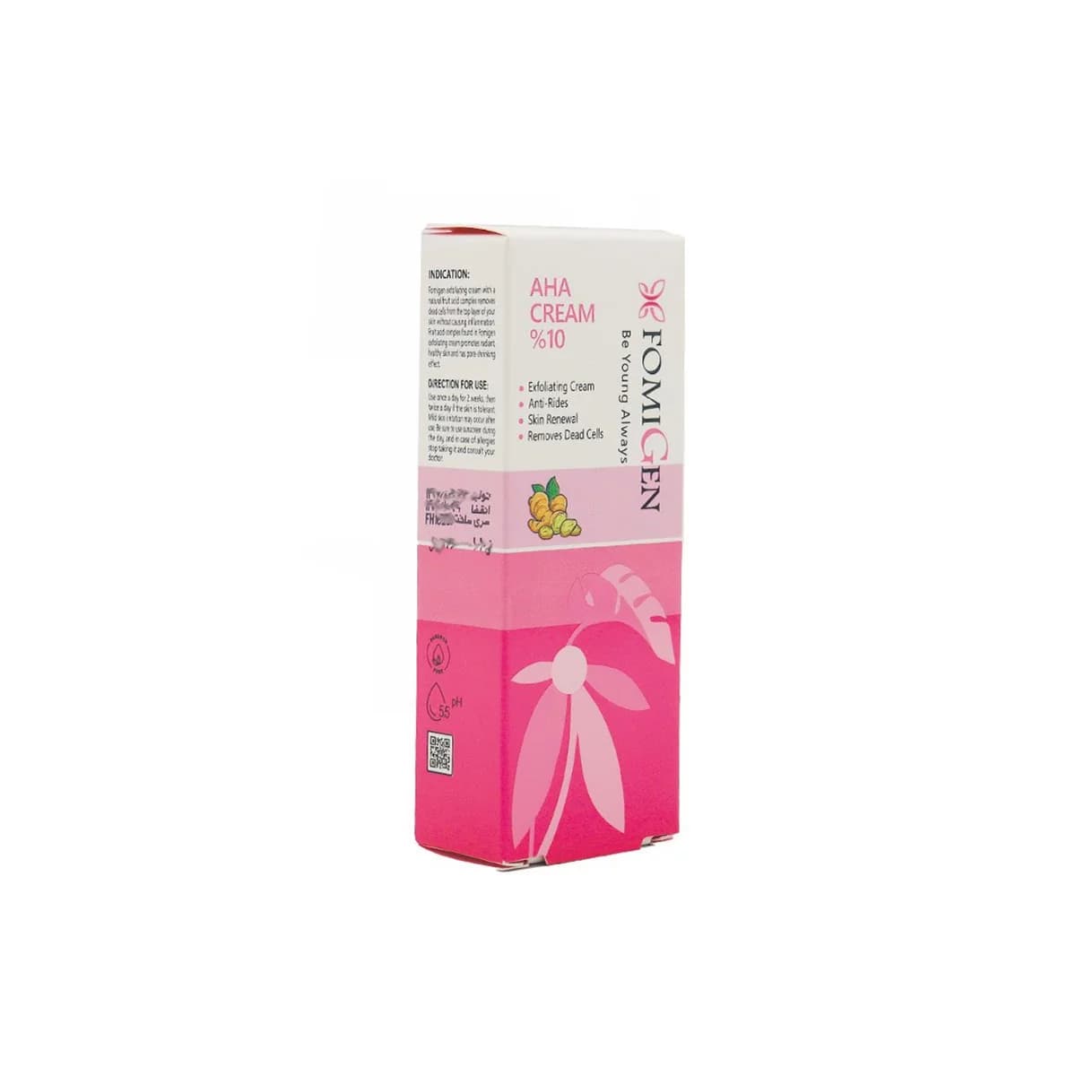 کرم لایه بردار فومیژن آ اچ آ 10 درصد ـ Fomigen AHA 10 Cream ـ فومیژن — تصویر ۲
