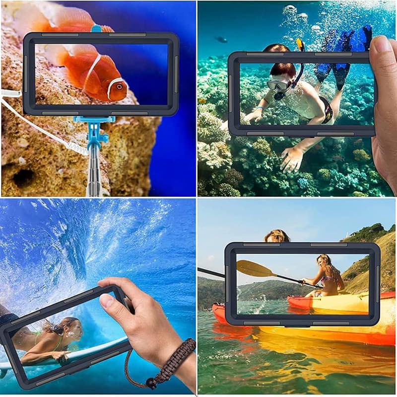 كاور ضد آب حرفه اي موبايل Diving Waterproof Case — تصویر ۴