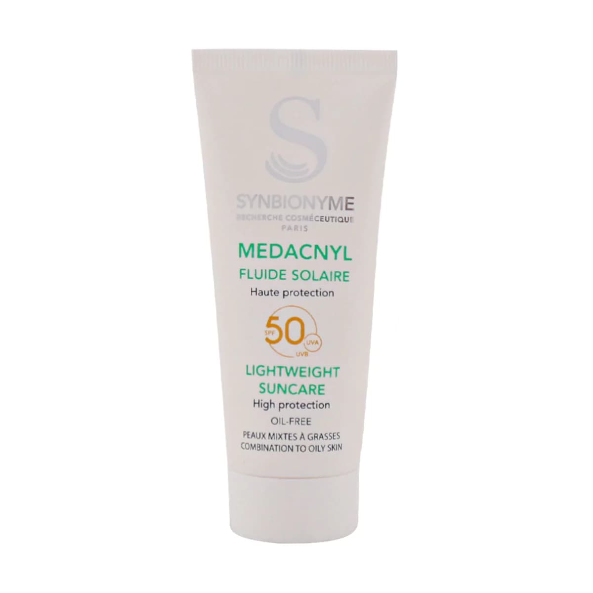 فلوئید ضدآفتاب مداکنیل سین بیونیم پوست چرب تا مختلط ـ SynbionymeMedacnyl Sunscreen Fluide SPF50 ـ سین بیونیم — تصویر ۲